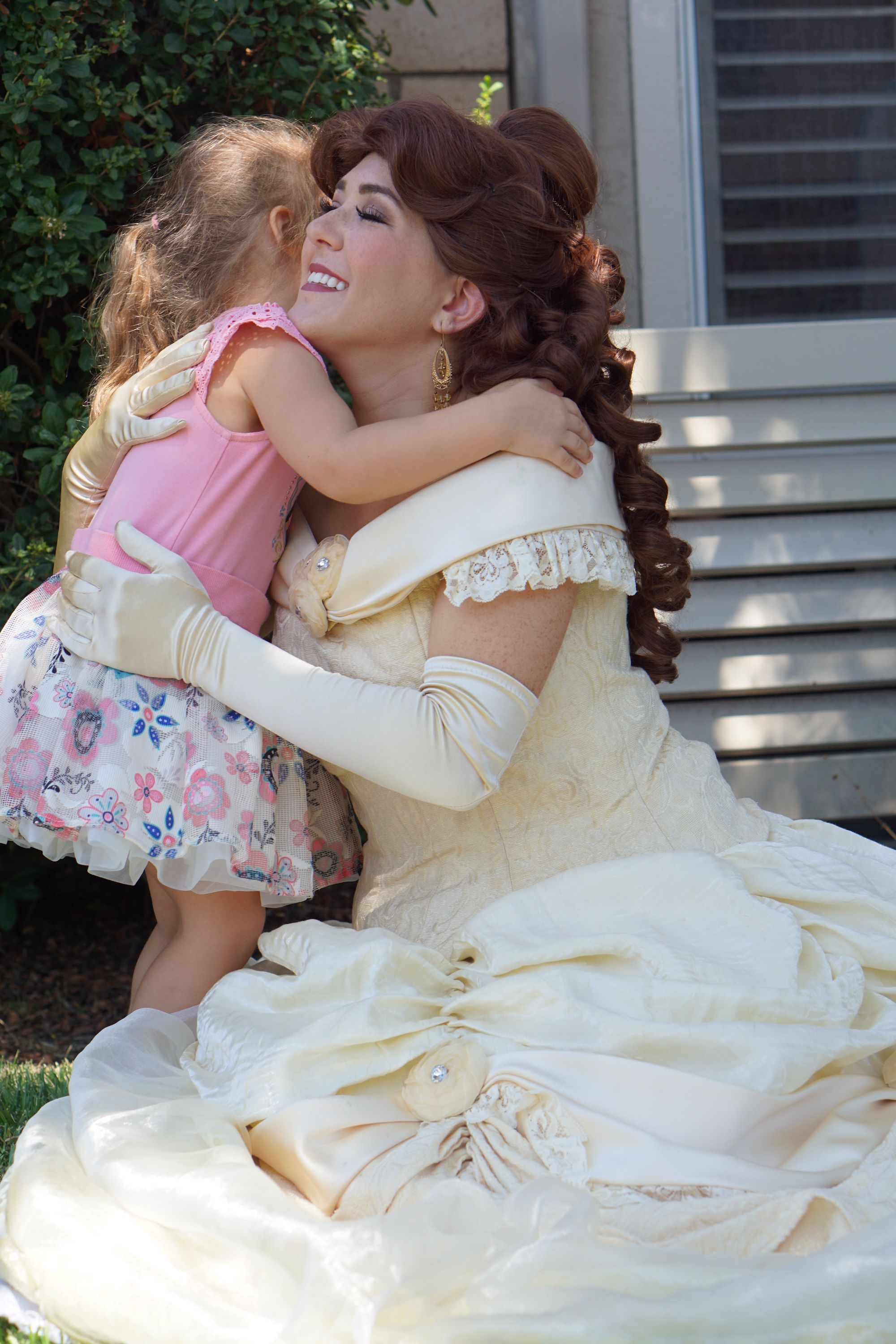 belle character san diego princess birthday party